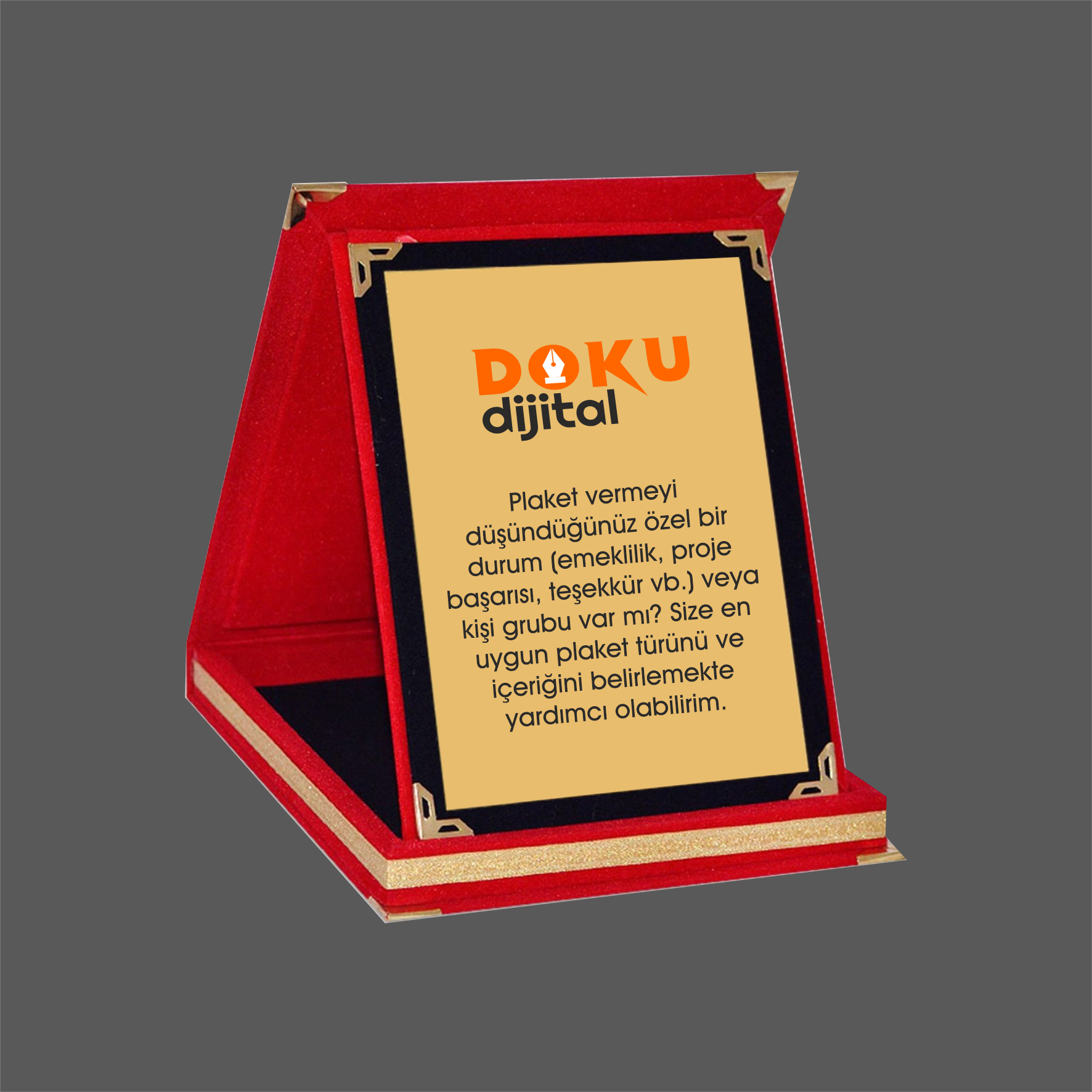 plaket, kadife plaket, Plaket Çeşitleri